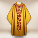 Chasuble liturgique Cœur de Jésus et de Marie