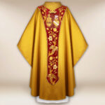 Chasuble liturgique Cœur de Jésus et de Marie