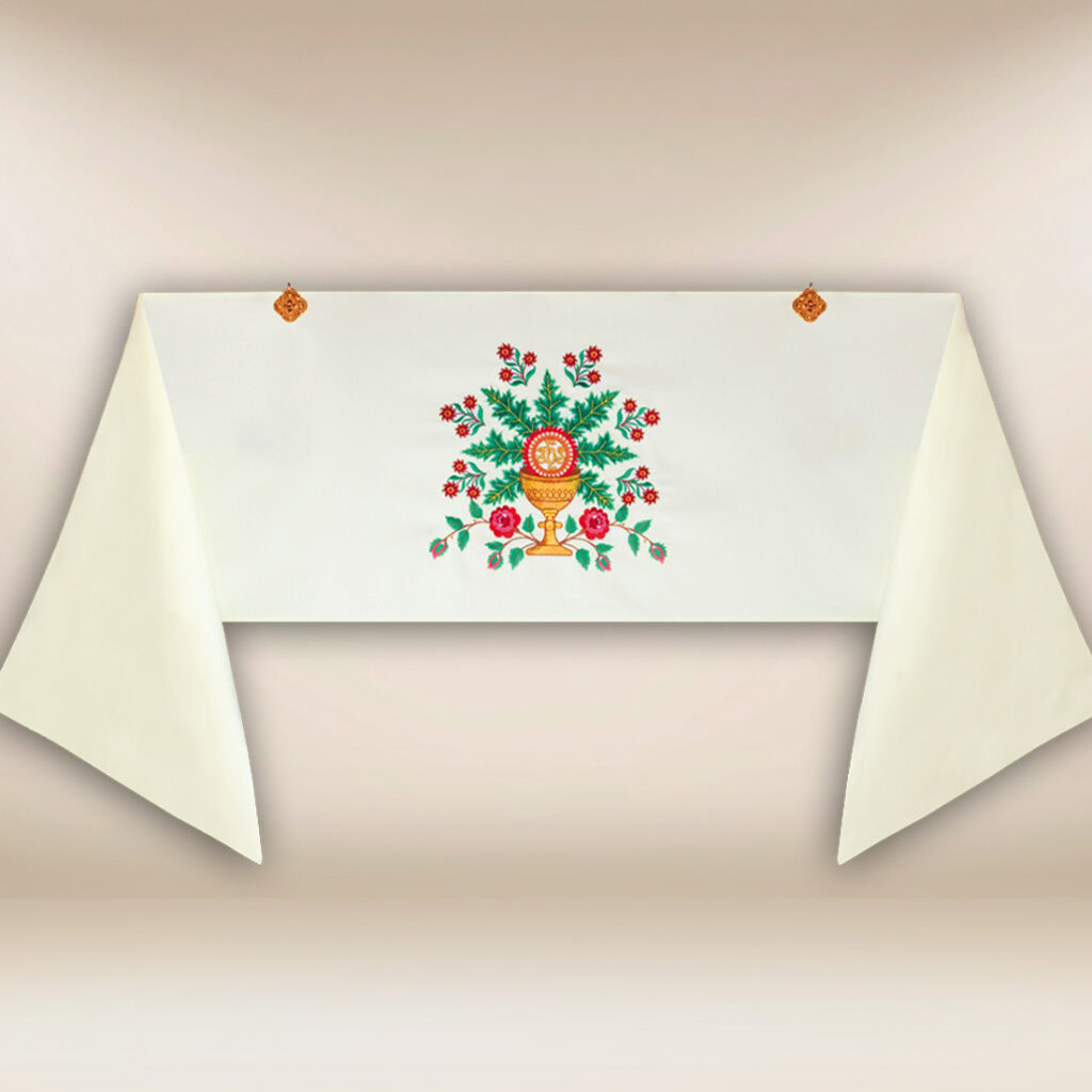 Voile huméral brodé liturgique