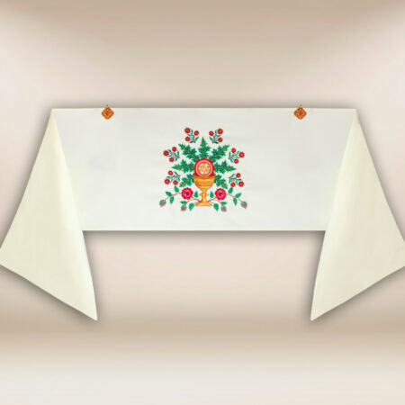 Voile huméral brodé liturgique