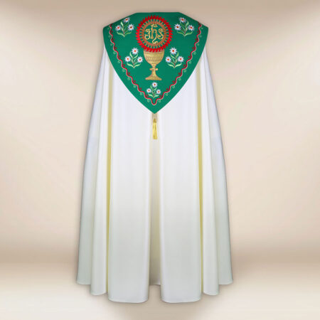 Chape liturgique brodée