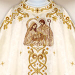Chasuble brodée pour Noël