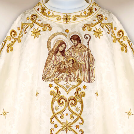 Chasuble brodée pour Noël