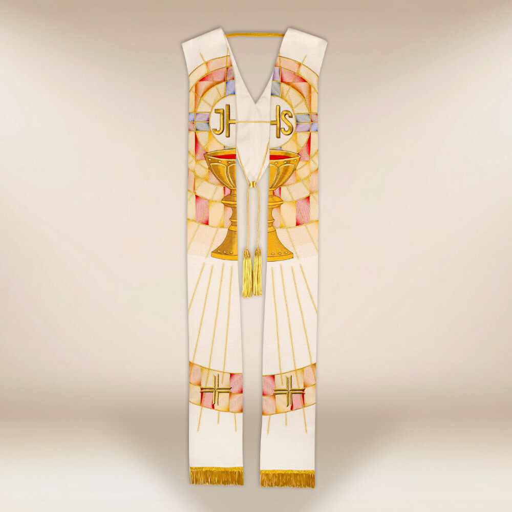 Étole liturgique Calice