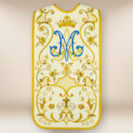 Chasuble brodée romaine Notre-Dame Częstochowska