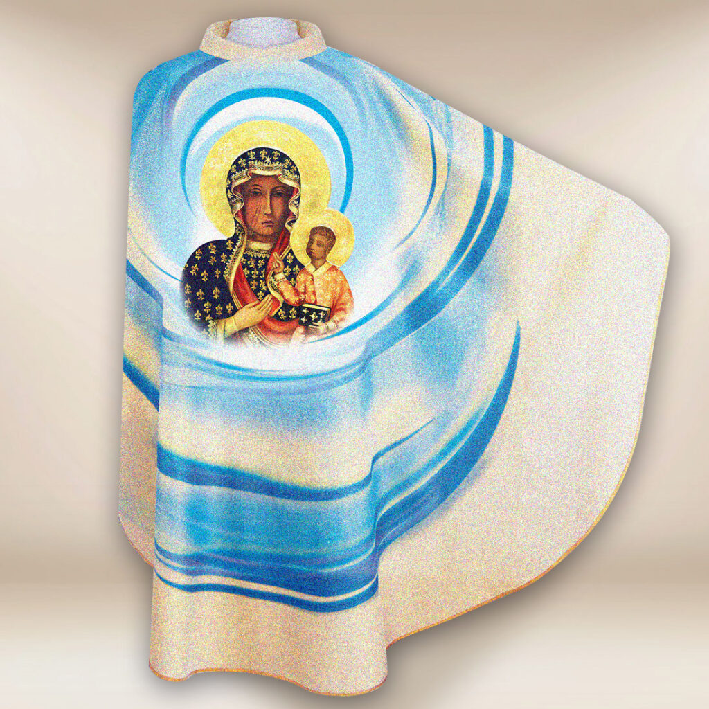 Chasuble avec l'image Matka Boża Częstochowska