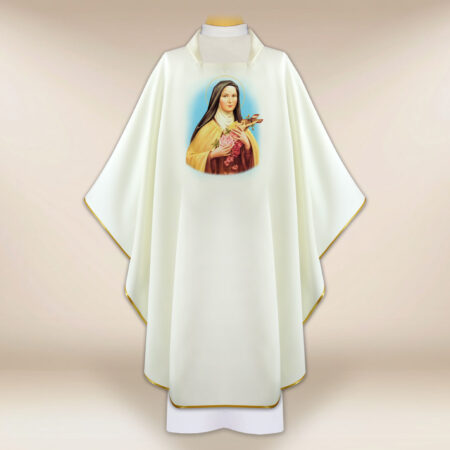 Chasuble avec l'image de Sainte Teresa