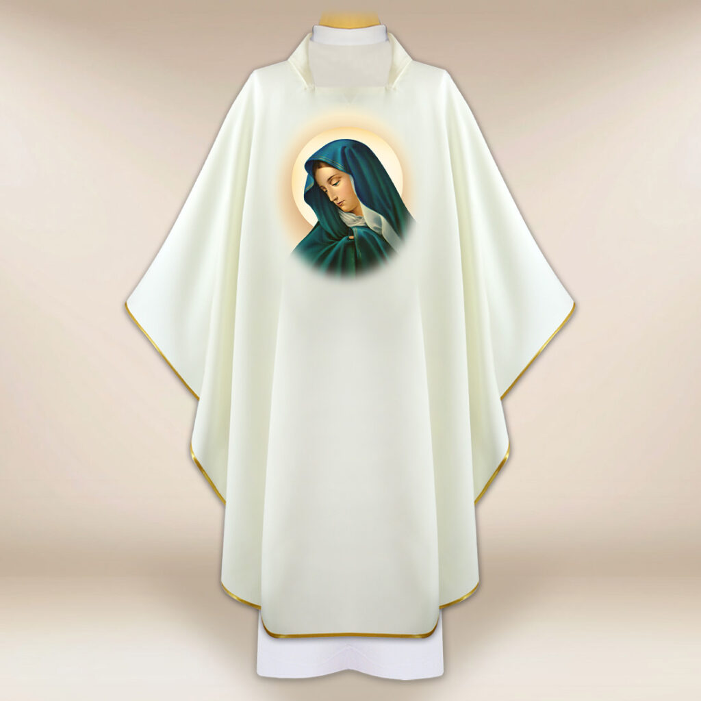 Chasuble avec l'image Mère de Dieu des Douleurs