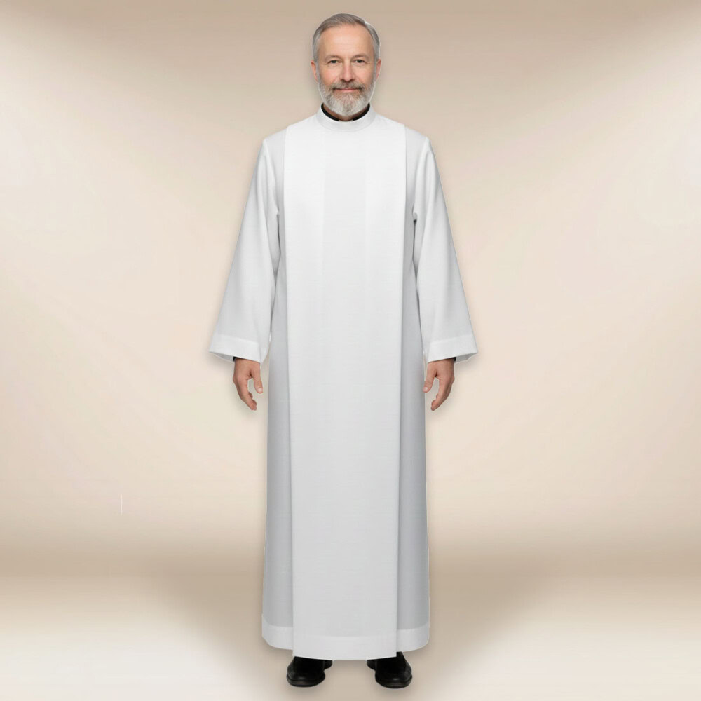 Aube liturgique uni 164cm