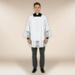 Surplis avec guipure IHS 164cm