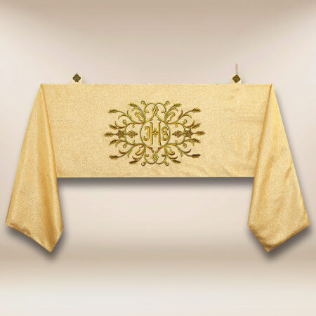 Voile huméral doré IHS