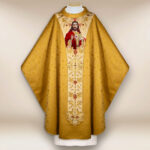 Chasuble liturgique avec Jésus-Christ