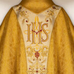 Chasuble liturgique avec Jésus-Christ