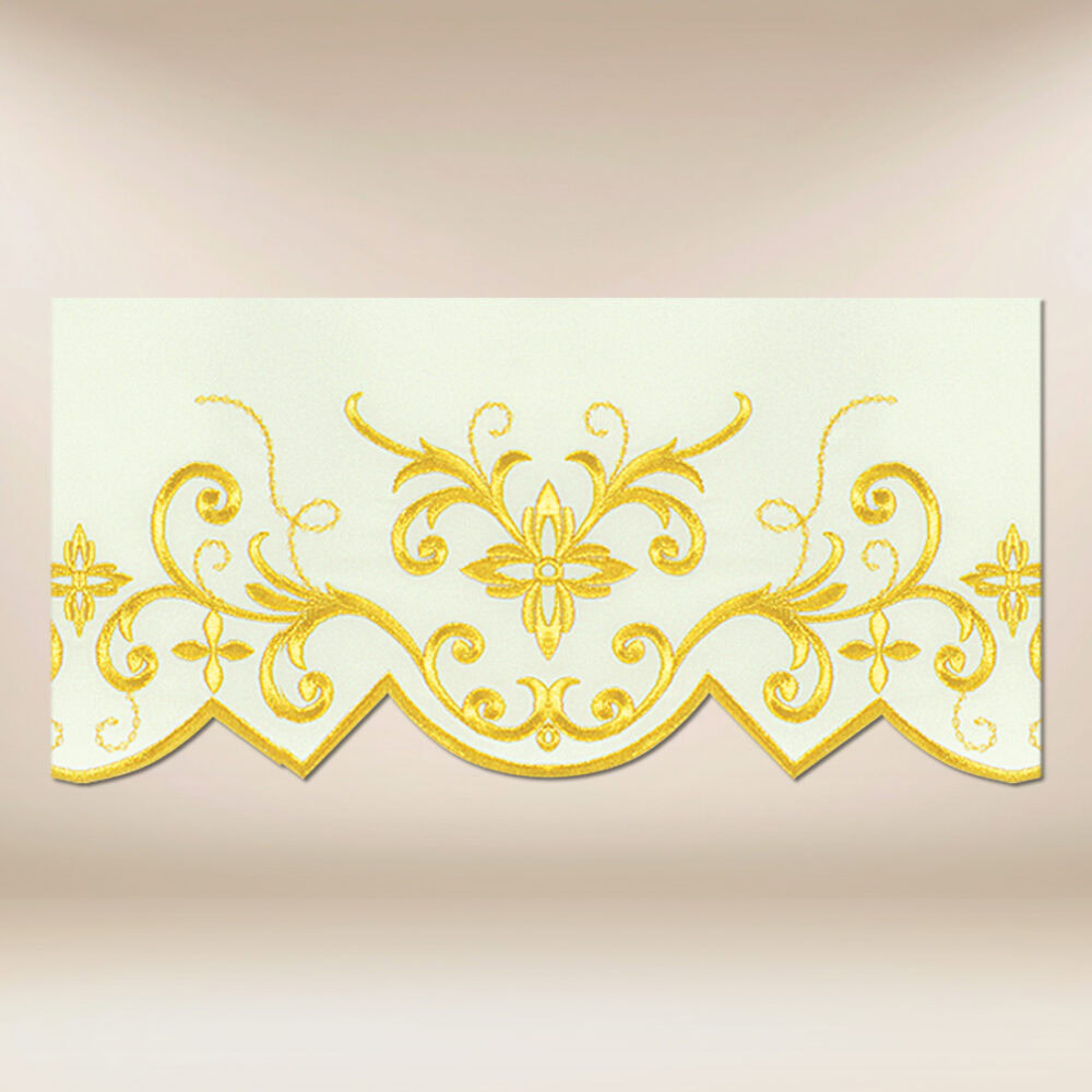 Dentelle brodée écrue 590cm
