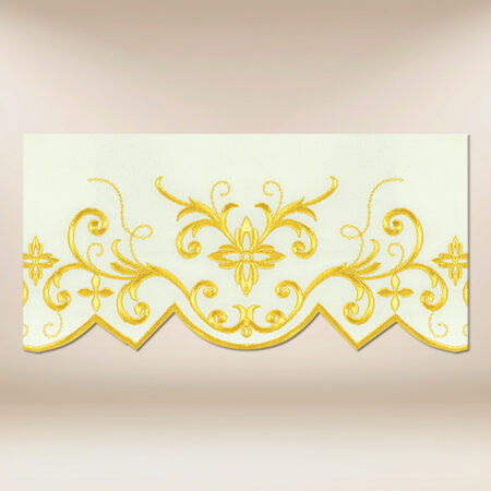 Dentelle brodée écrue 590cm