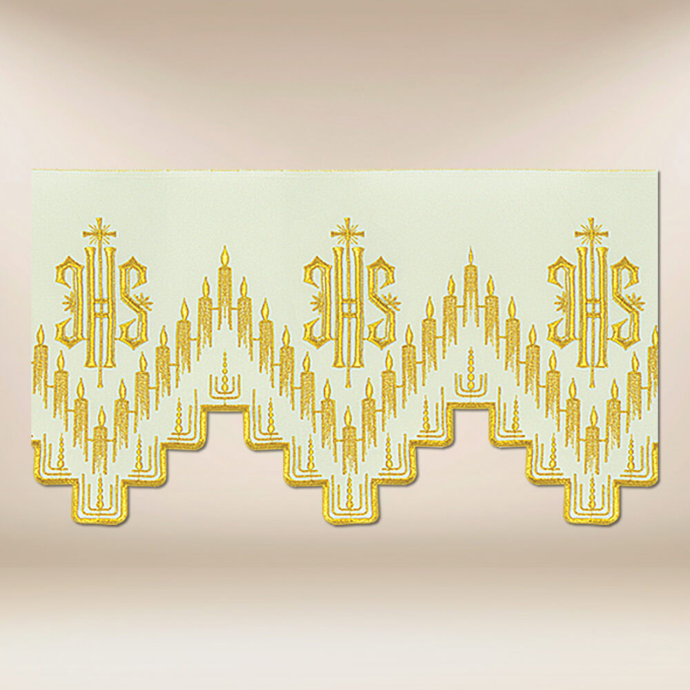 Dentelle brodée écrue 590cm