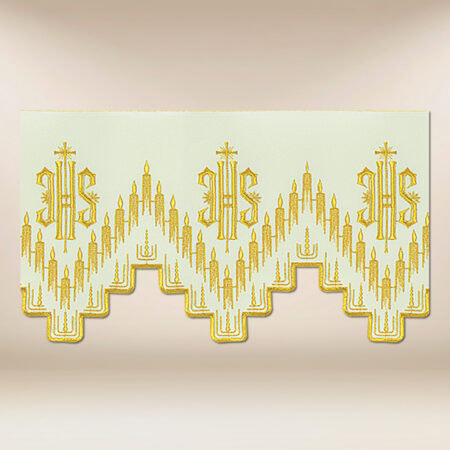 Dentelle brodée écrue 590cm