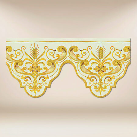 Dentelle brodée écrue 590cm