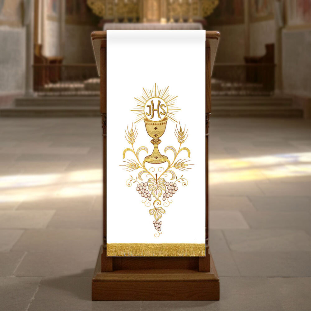 Parement d’ambon brodé liturgique Parement d’ambon brodé liturgique