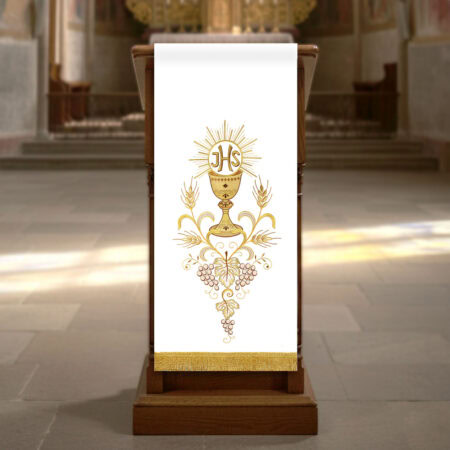Parement d’ambon brodé liturgique