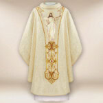 Chasuble brodée Jésus Ressuscité