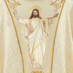 Chasuble brodée Jésus Ressuscité