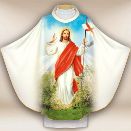 Chasuble photo Jésus Ressuscité