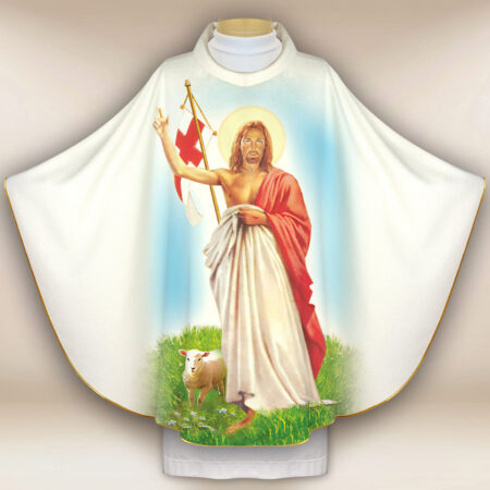 Chasuble photo Jésus Ressuscité