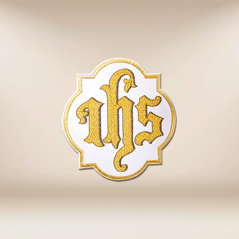 Application brodée "IHS"