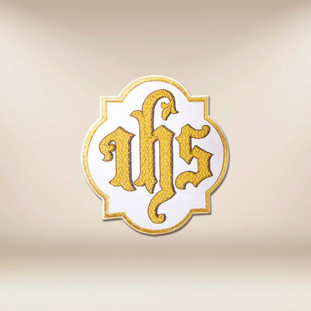 Application brodée "IHS"