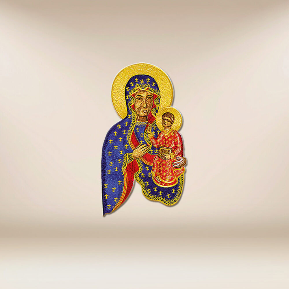 Application brodée Notre-Dame de Czestochowa