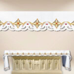 Nappe brodée liturgique