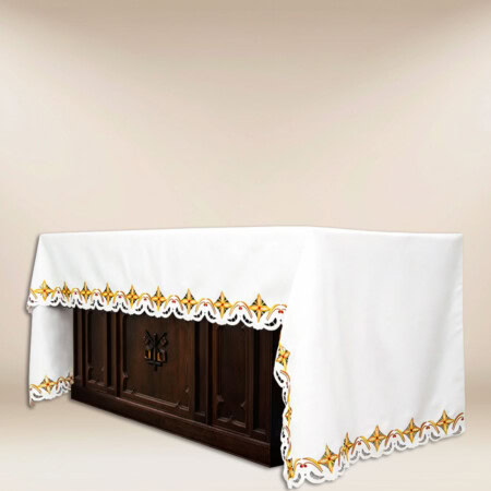 Nappe brodée liturgique