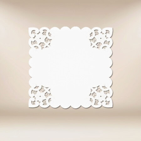 Serviette d’autel brodée 45x45cm