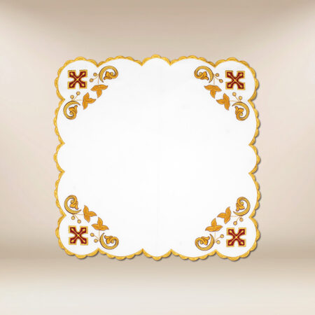 Serviette liturgique brodée 45x45