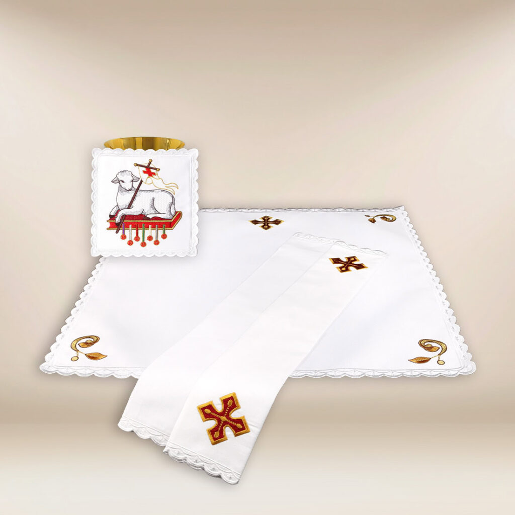 Linge de calice Agneau de Dieu
