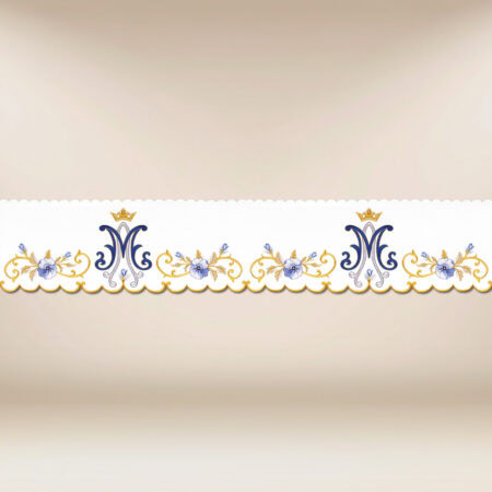 Dentelle brodée mariale