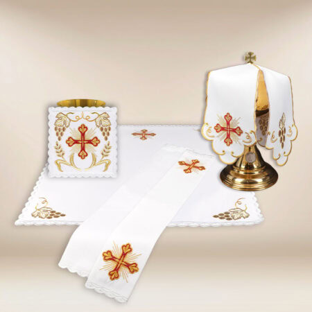Ensemble de linge de calice Alfa et Omega