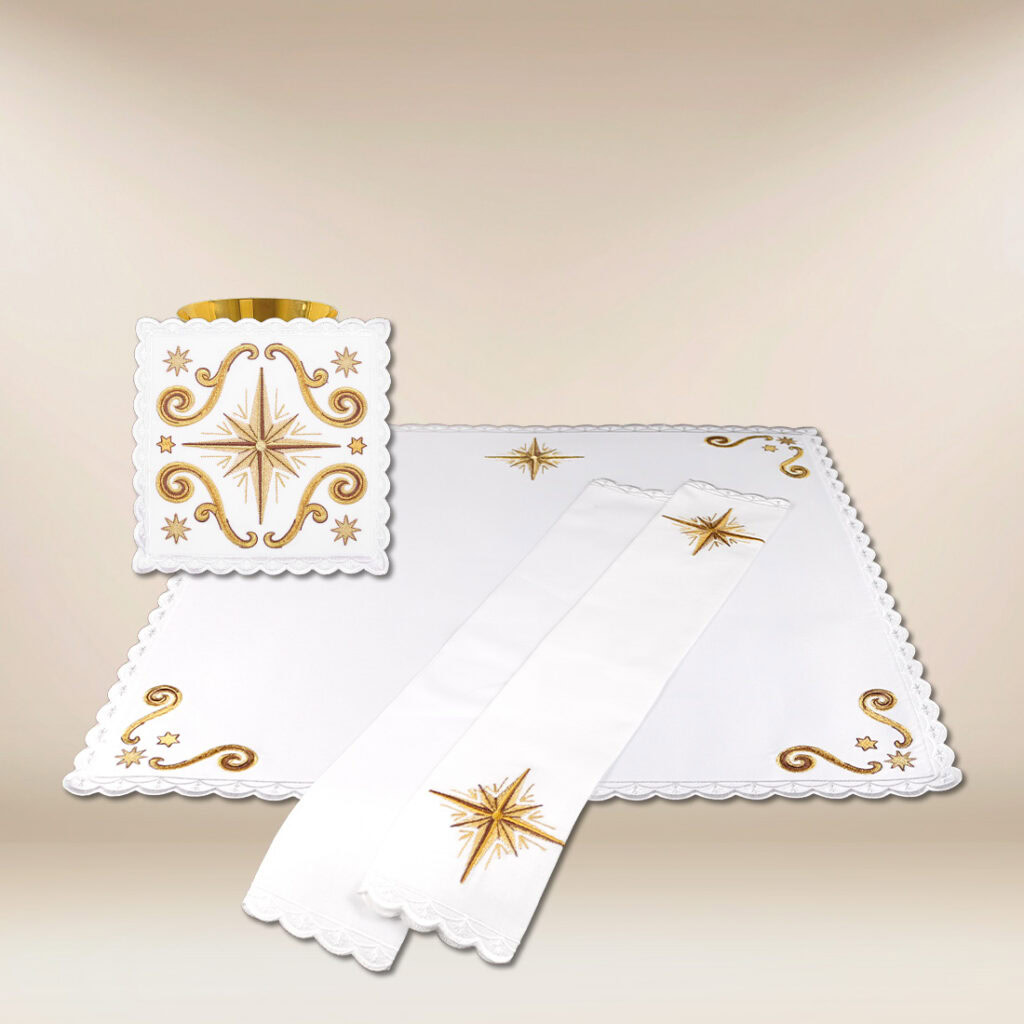 Linge de calice de Noël