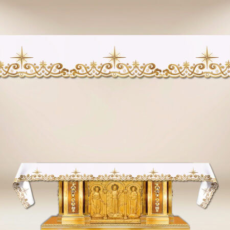 Nappe brodée de Noël