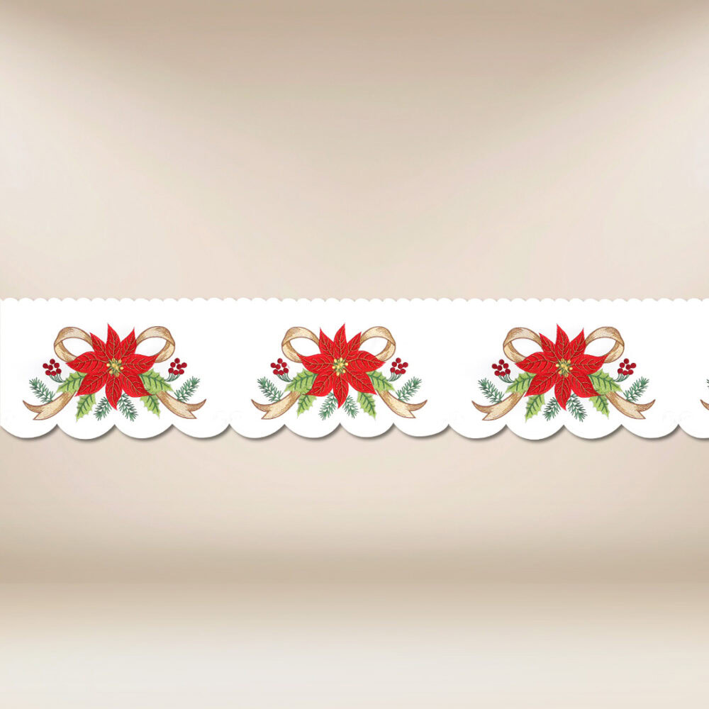 Dentelle liturgique avec le motif de l'étoile de Bethléem Dentelle liturgique avec le motif de l'étoile de Bethléem
