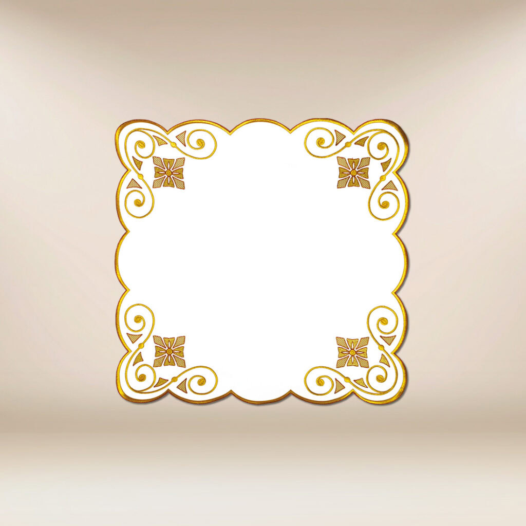 Serviette brodée de Noël