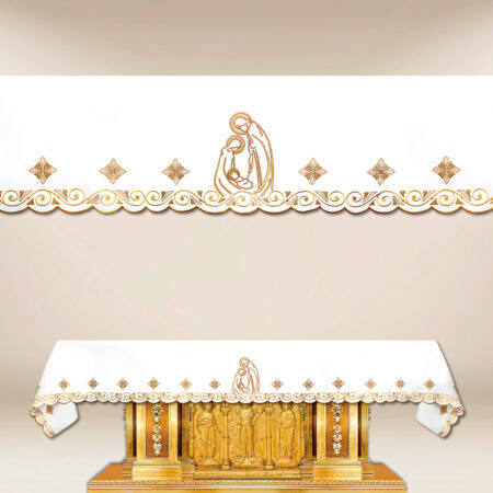 Nappe brodée de Noël
