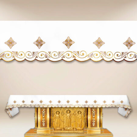 Nappe brodée de Noël