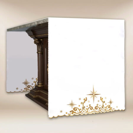 Nappe d’autel brodée de Noël