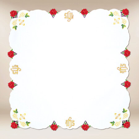 Serviette d’autel de dimensions 95 × 95 cm