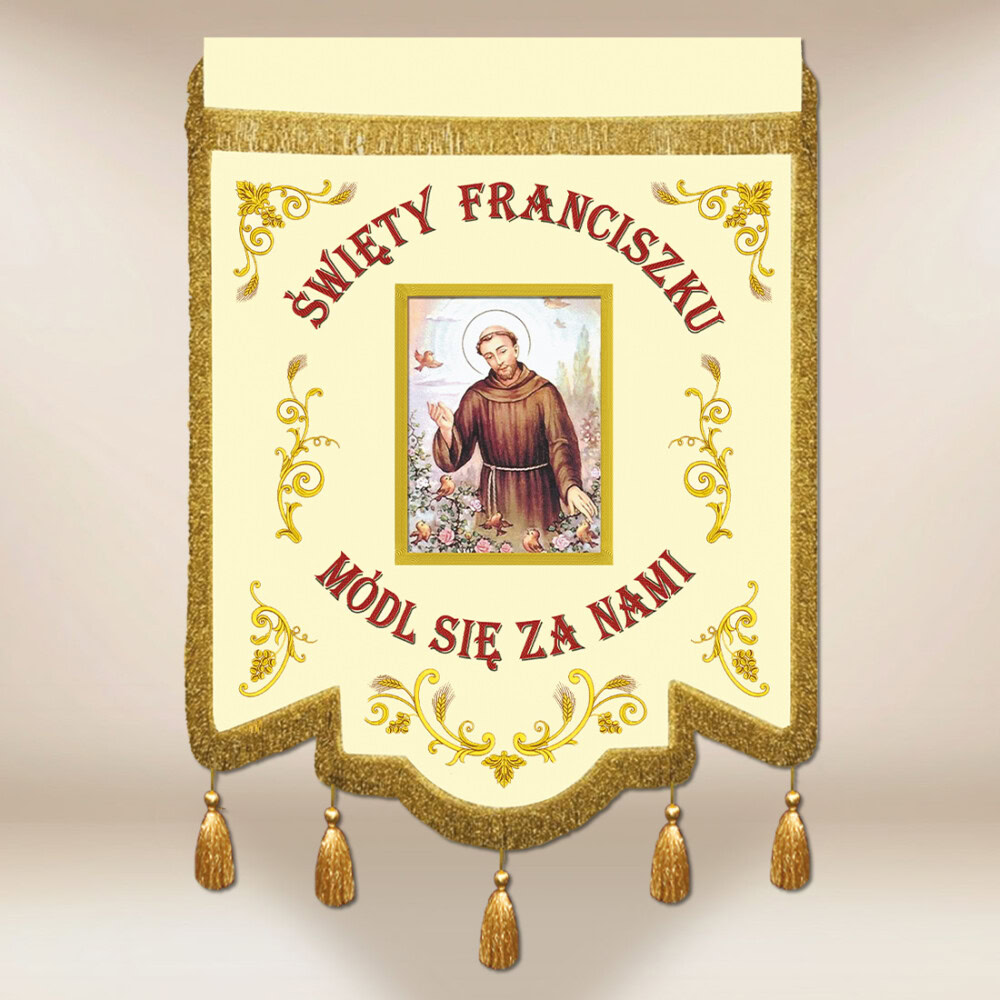 Drapeau d'église Saint François Drapeau d'église Saint François