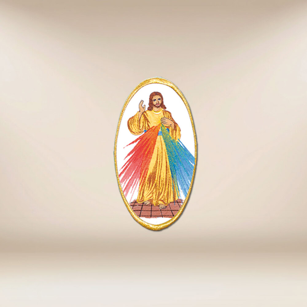 Application brodée "Jésus Miséricordieux"