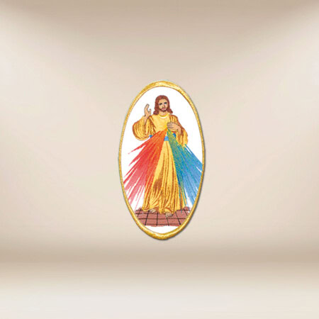 Application brodée "Jésus Miséricordieux"