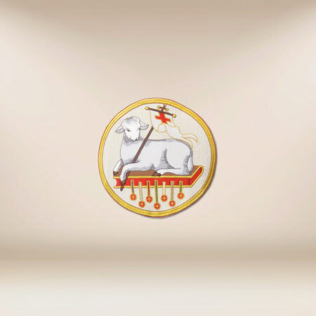Application brodée Agneau de Dieu